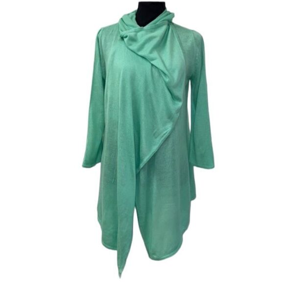 New York & Company Open Front Green Cardigan(Size Small) - Picture 1 of 4